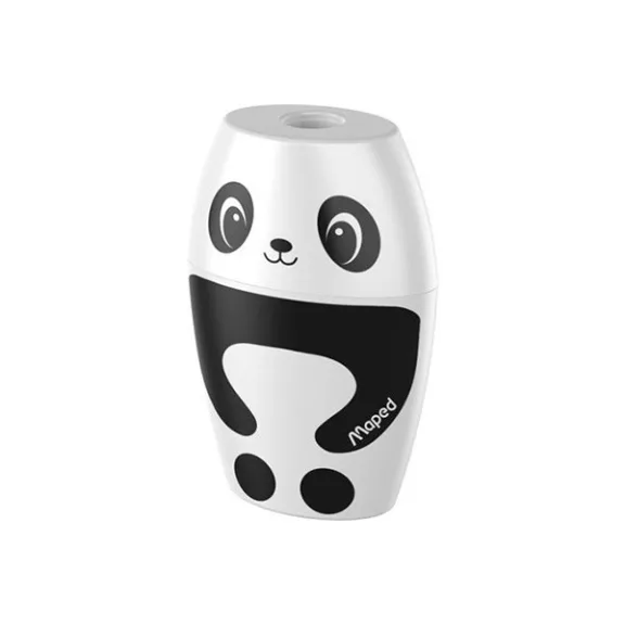 MAPED tartályos hegyező, műanyag, egylyukú - panda