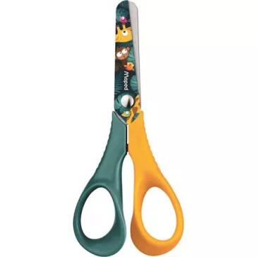   MAPED Jungle Fever Vivo olló, óvodai, 12 cm - vegyes színek