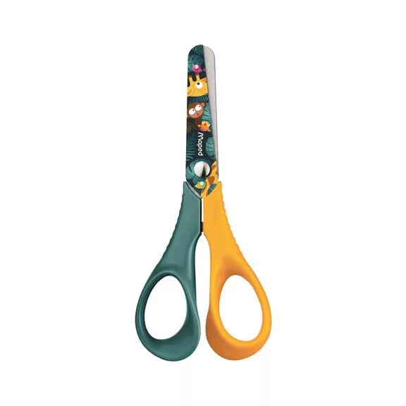 MAPED Jungle Fever Vivo olló, óvodai, 12 cm - vegyes színek