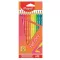 MAPED Neon színes ceruza készlet, háromszögletű - 12 db-os