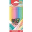 MAPED Color Peps Pastel színes ceruza készlet, háromszögletű - 12 db-os, pasztell szín