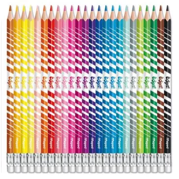   MAPED Color Peps Oops színes ceruza készlet, háromszögletű, radírozható - 24 db