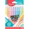MAPED Color Peps Pastel filctoll készlet, 2,8 mm, kimosható - 10 db-os, pasztell szín