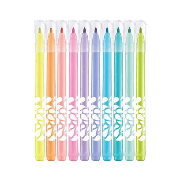 MAPED Color Peps Pastel filctoll készlet, 2,8 mm, kimosható - 10 db-os, pasztell szín