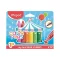 MAPED Color Peps Maxi Wax zsírkréta, vastag, 12 db-os
