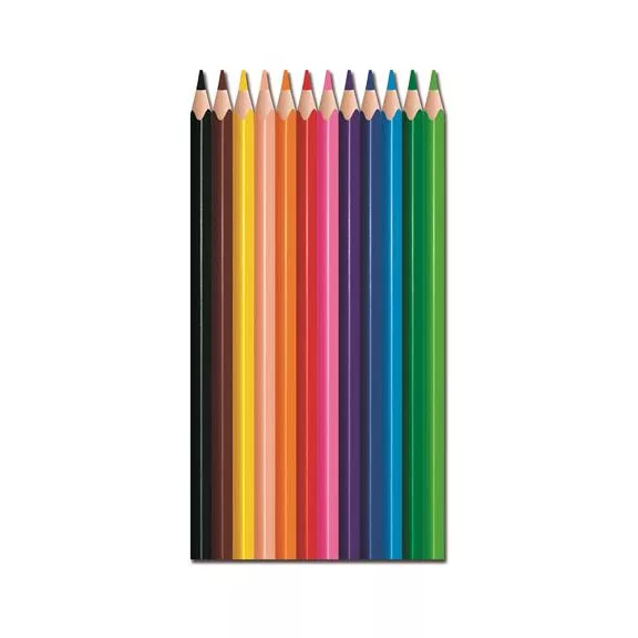 MAPED Color Peps Strong színes ceruza készlet, háromszögletű - 12 db-os