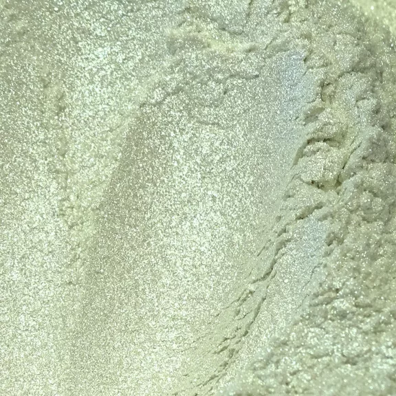 Gyöngyház hatású mica pigment por - gyöngy zöld, 3g
