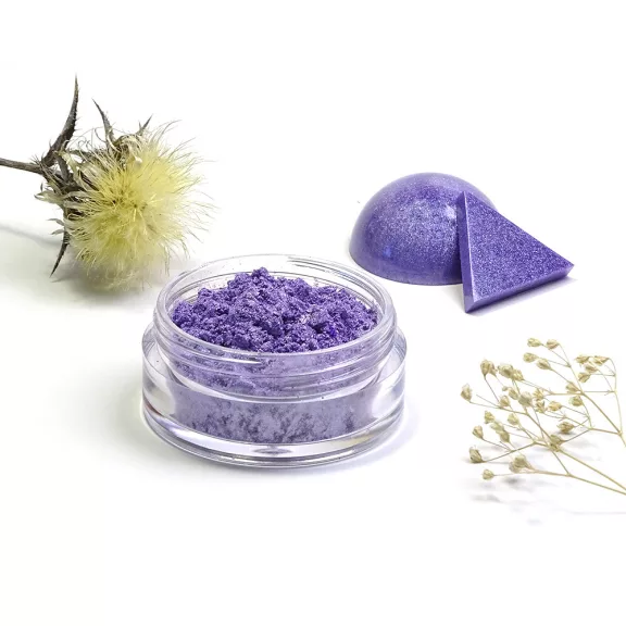 Gyöngyház hatású mica pigment por - lilaakác, 3g