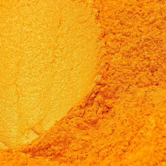 Gyöngyház hatású mica pigment por - narancs, 3g
