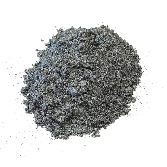 Gyöngyház hatású mica pigment por - titánszürke, 45g