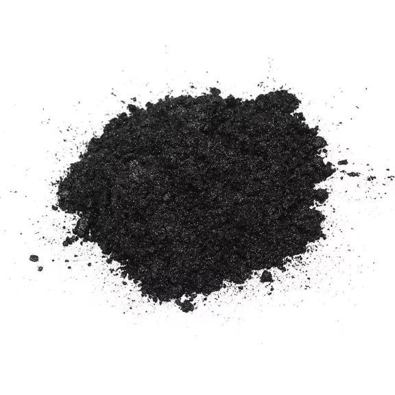 Gyöngyház hatású mica pigment por - fekete, 1kg