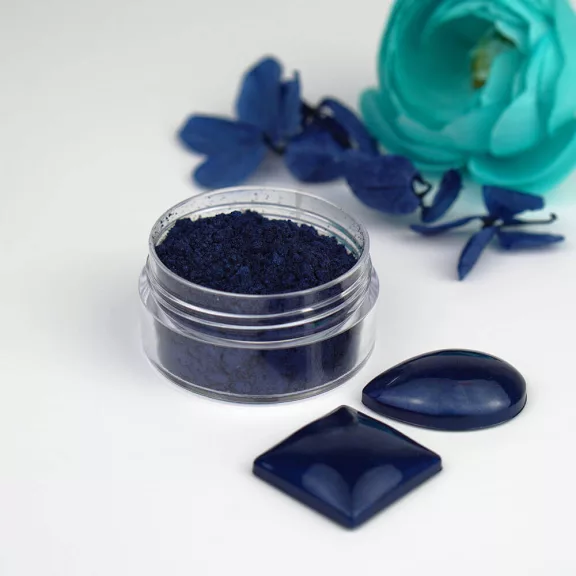 Gyöngyház hatású mica pigment por - éjkék, 3g