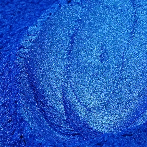 Gyöngyház hatású mica pigment por - királykék, 10g