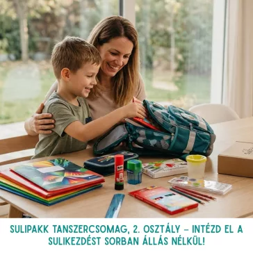   SuliPakk tanszercsomag, 2. osztály – Intézd el a sulikezdést sorban állás nélkül