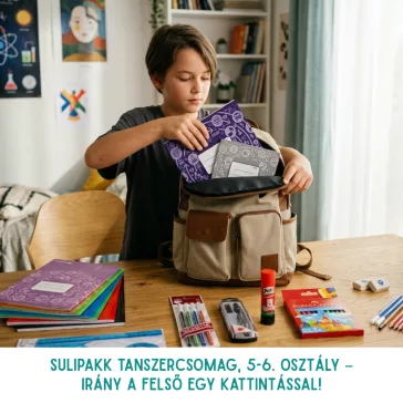   SuliPakk tanszercsomag, 5-6. osztályosoknak - Irány a felső egy kattintással!