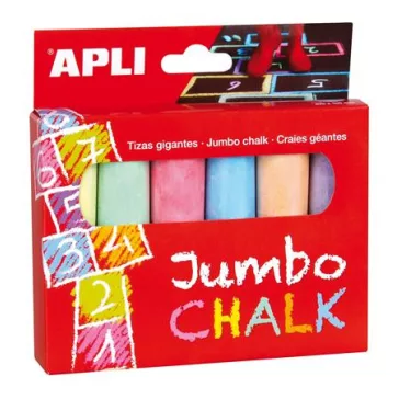 APLI aszfaltkréta, jumbo - 6 szín