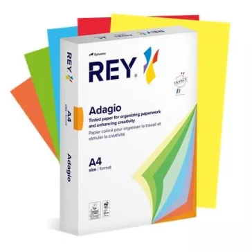 REY másolópapír, színes, A4, 80g - 5x100 lap
