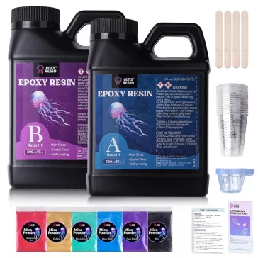 Let's Resin epoxi öntőgyanta szett - 1 liter