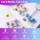 Let's Resin epoxi öntőgyanta készlet - 2,4 l, munkaeszközökkel, pigmentekkel