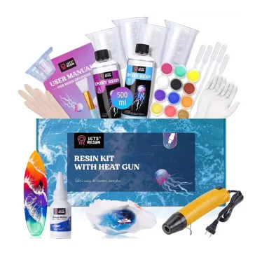   Let's Resin epoxi öntőgyanta tengerpartkészítő szett - 500 ml