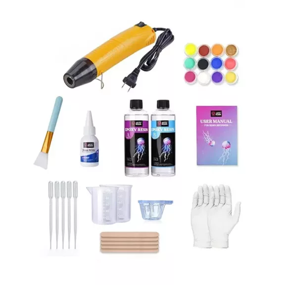 Let's Resin epoxi öntőgyanta tengerpartkészítő szett - 500 ml