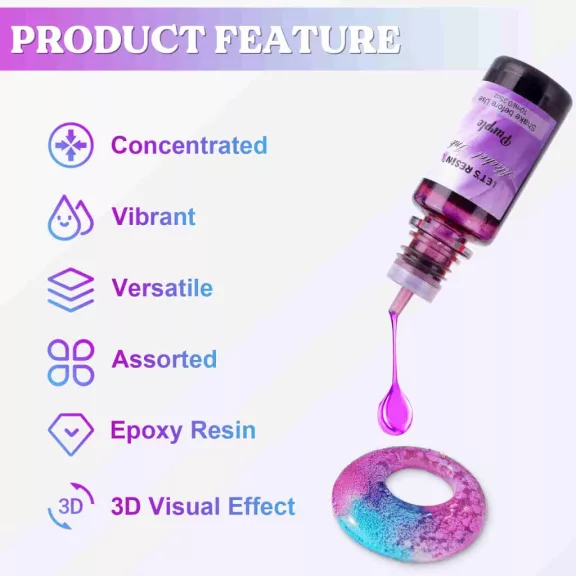 Let's Resin Alcohol Ink szett - 48 x 10 ml