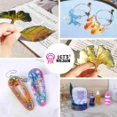 Let's Resin áttetsző gyantafesték - rubin, 10 ml