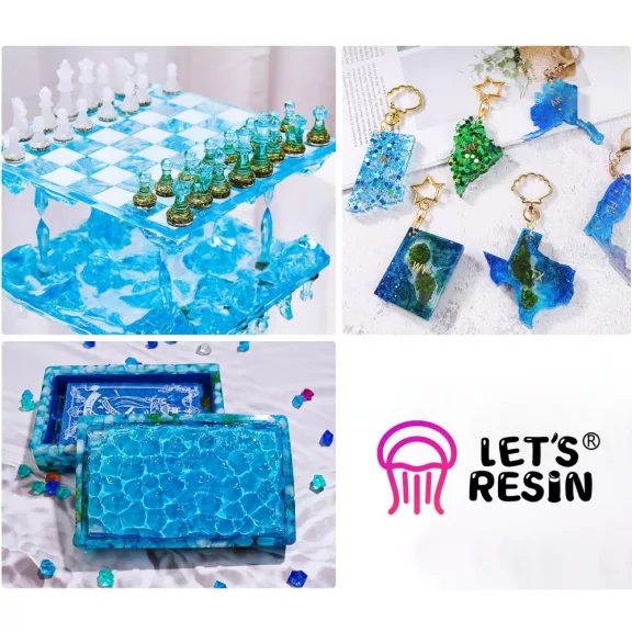 Let's Resin áttetsző gyantafesték - rubin, 10 ml