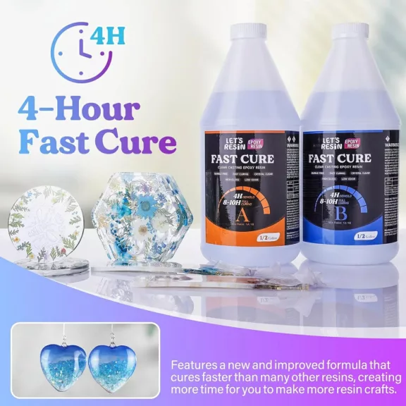 Let's Resin gyorskötésű epoxi öntőgyanta - 2,1 liter