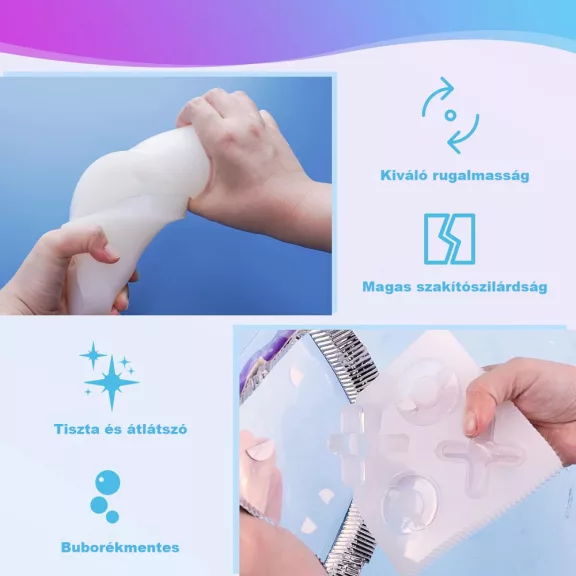 Let's Resin önthető kétkomponensű szilikon - 15A, 580 g