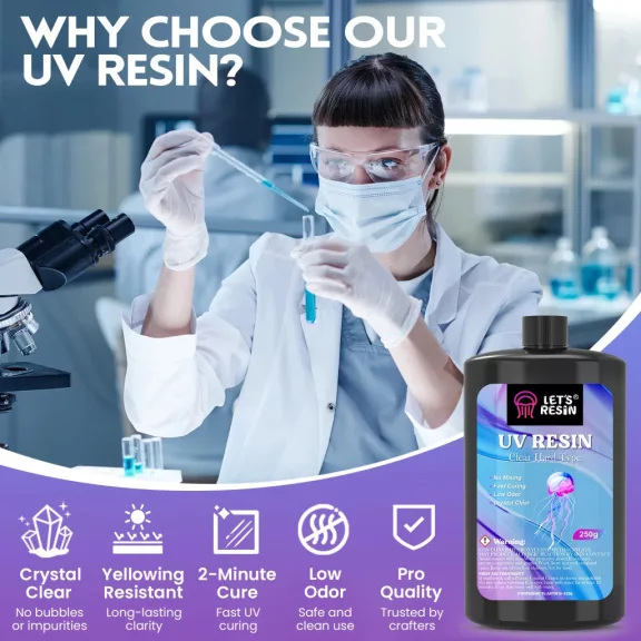 Let's Resin UV-gyanta szett - 