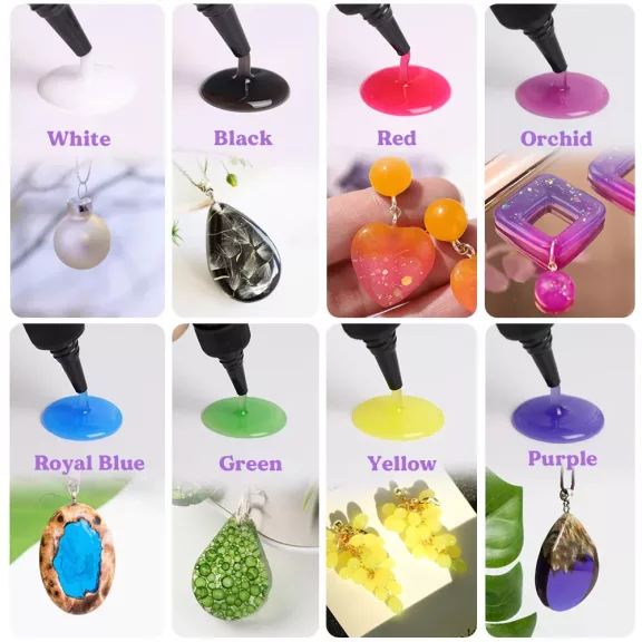 Let's Resin színes UV-gyanta készlet -  20 g
