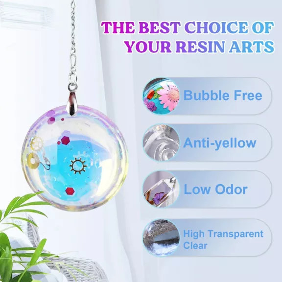 Let's Resin UV-gyanta - kemény típus, 200 g
