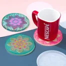 Szilikon öntőforma - mandala alátét 2.