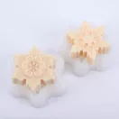 Szilikon öntőforma - 3D hópehely 2.