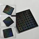 Szilikon öntőforma - hologramos alátét, négyzet 2.