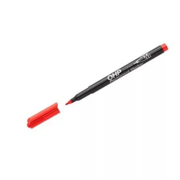 ICO alkoholos marker, 1-1,5 mm - piros, M