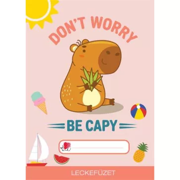 ICO Süni leckefüzet, A5 - capybara