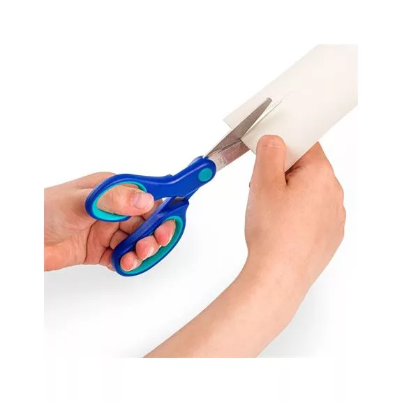 STAEDTLER Noris 965 iskolai olló, 14 cm, kék - balkezes