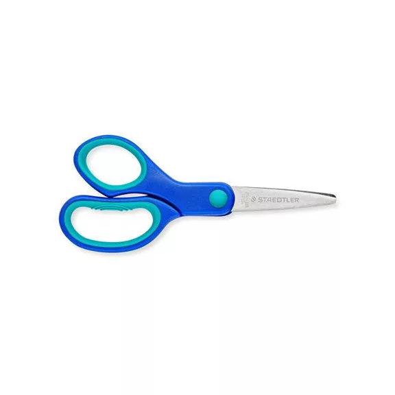 STAEDTLER Noris 965 iskolai olló, 14 cm, kék - balkezes