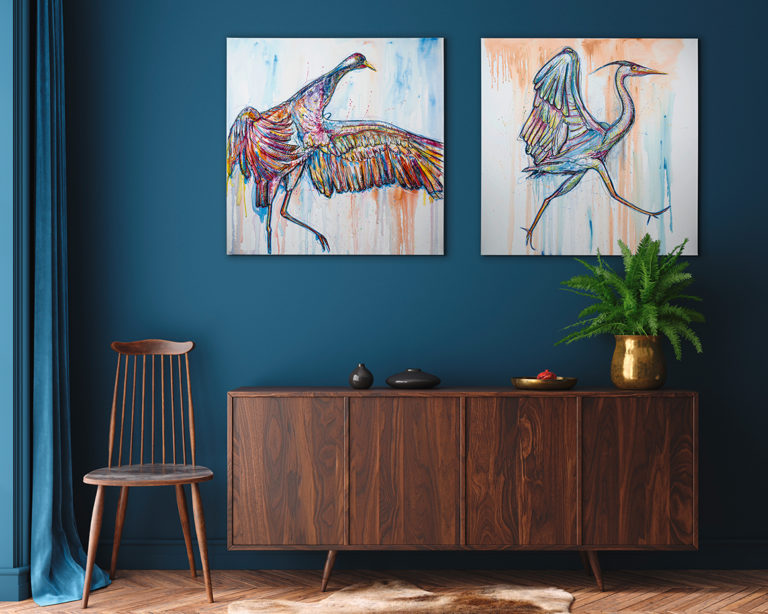 Daru vászonkép Marabu YONO markerrel és Artist Acryllal