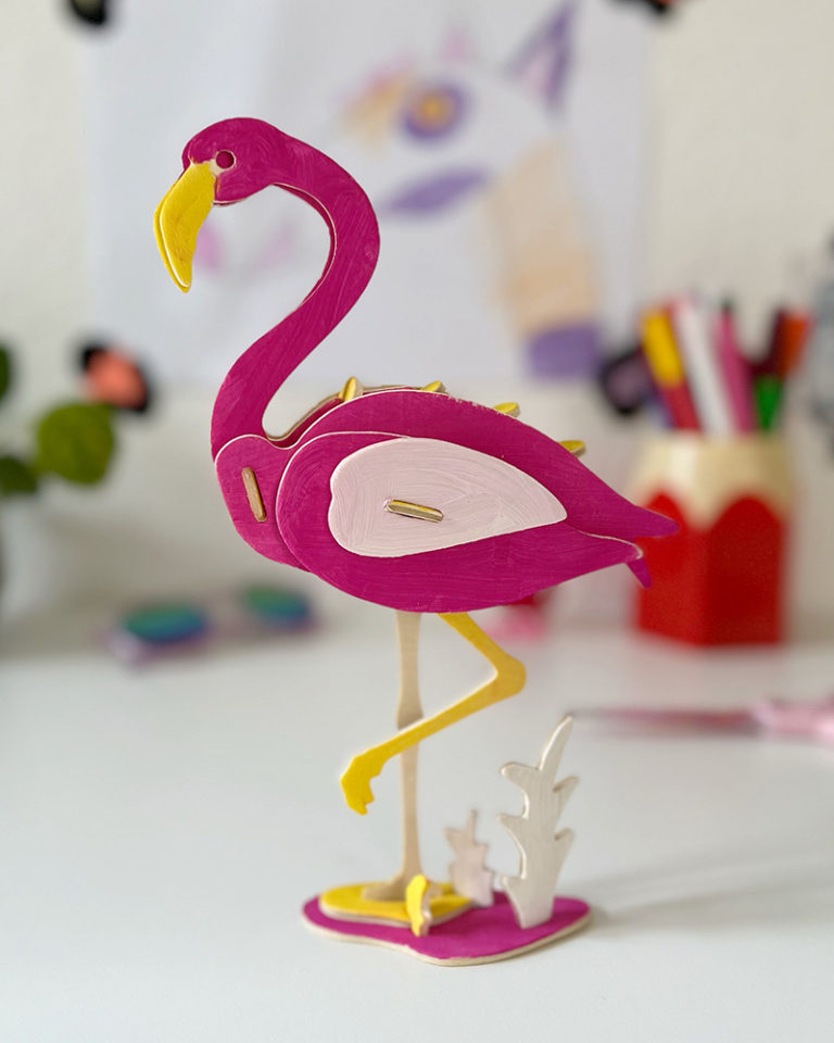 A megfestett puzzle darabok