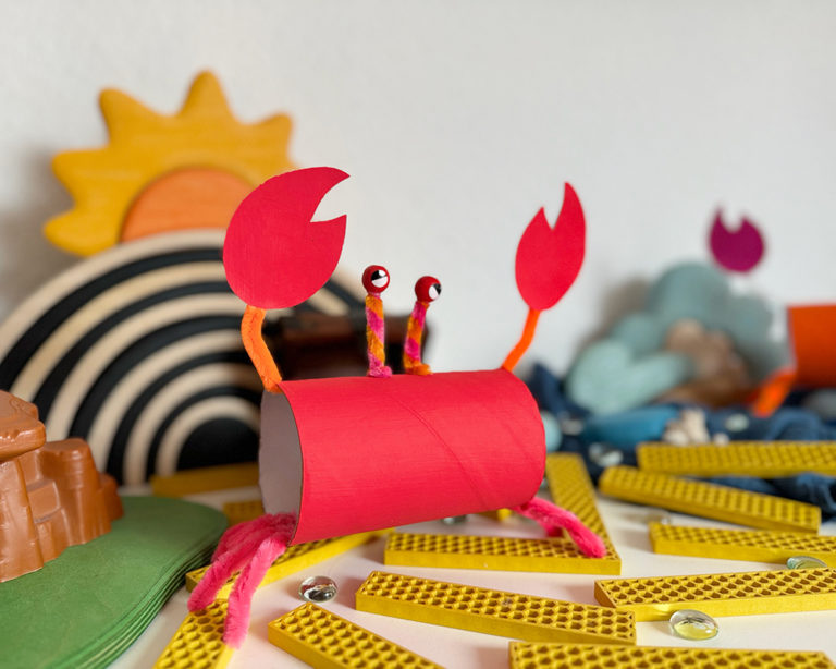 Krabba chipses dobozból, Marabu KiDS Little Artist festékkel