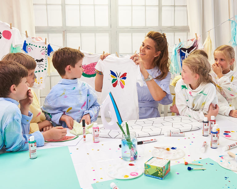 Kreatív parti Marabu KiDS pólófestő partycsomaggal