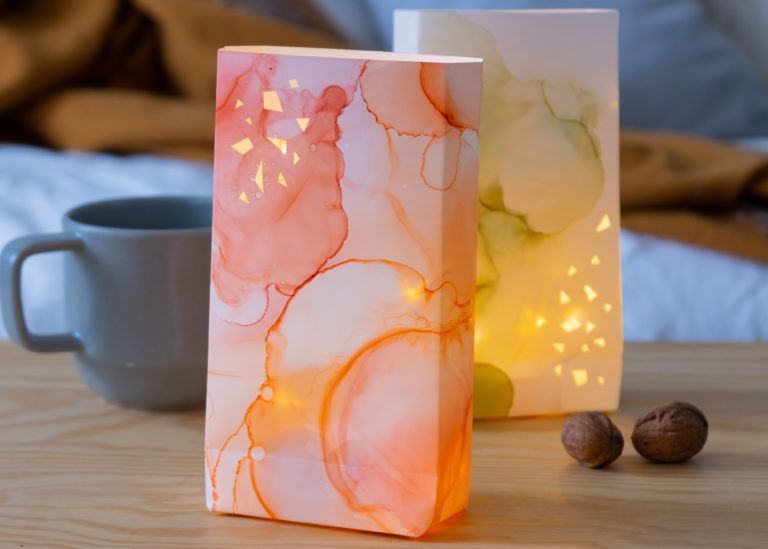 Őszi fénytasak Marabu Alcohol Ink tintával