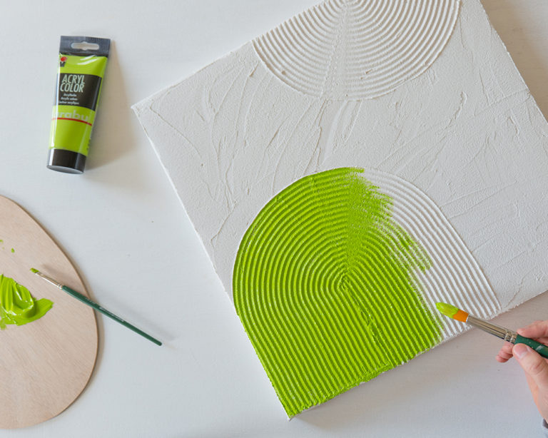 A kész structured art kép