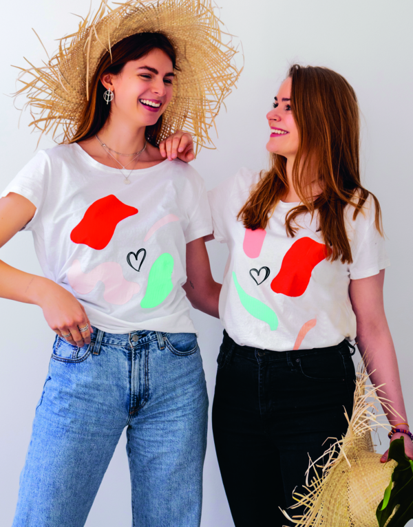 Szitanyomott póló Marabu Textil Print festékkel