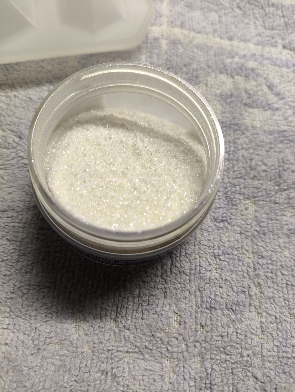 Gyémántfényű pigment por - lila csillám, 3g