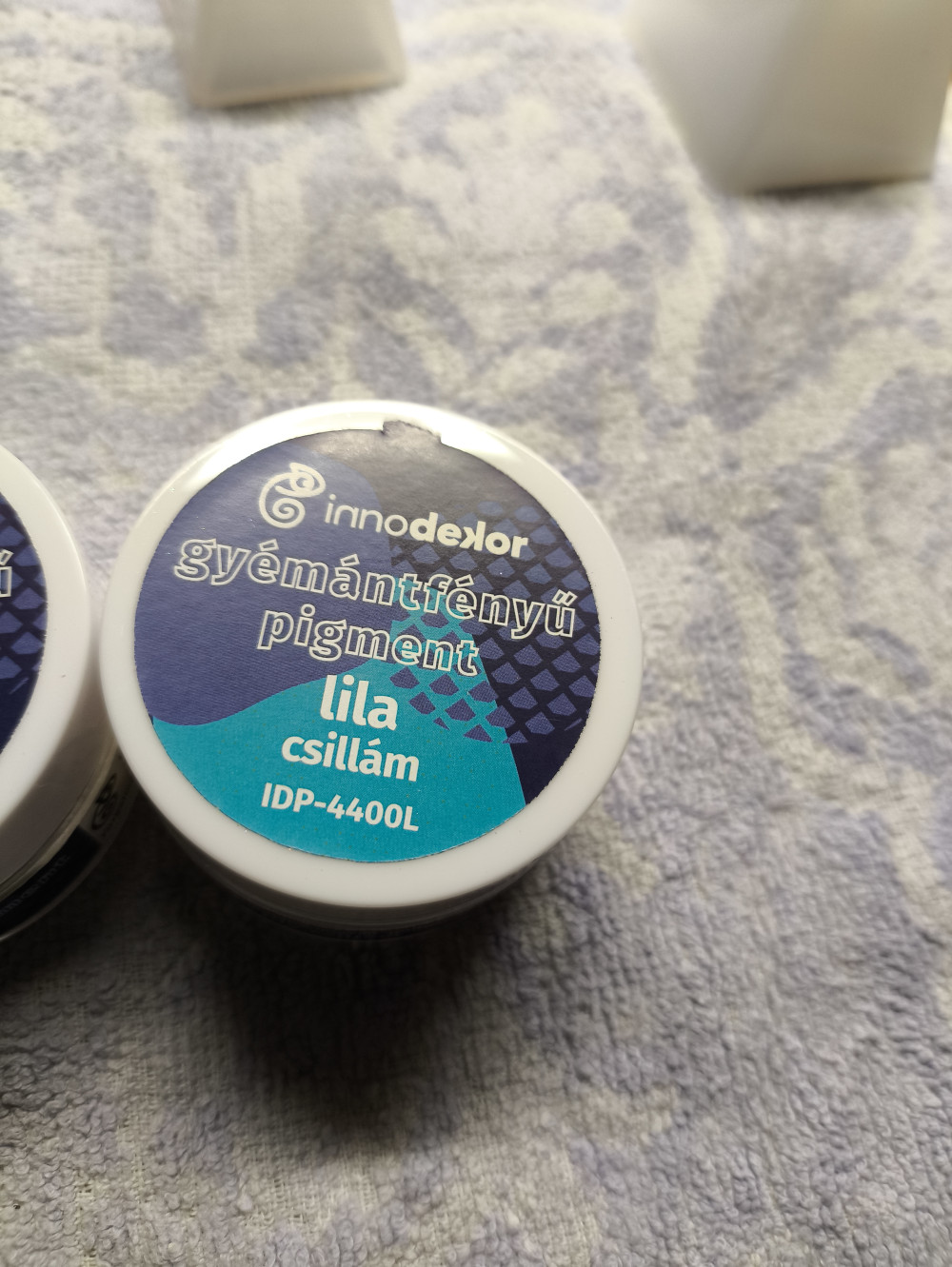 Gyémántfényű pigment por - lila csillám, 3g